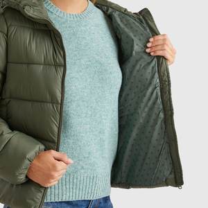 Doudoune matelassée tendance 2026, manches longues, hiver, maintien au chaud, grande taille, femme, respirante, doudoune matelassée - Product Image 3