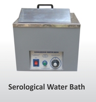 Bain-marie Sérologique récipient rempli d'eau chauffée pour incuber les échantillons à température constante pendant de longues périodes.