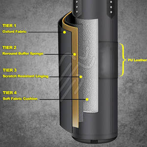 Kit de sacs de frappe réglables en nylon et cuir imperméables de haute qualité, robustes et personnalisables - Product Image 2