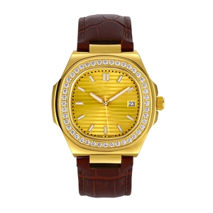 Reloj de acero envuelto en oro Personalización reloj mecánico reloj electrónico estructura Tourbillon Fabricación de movimiento inteligente - Product Image 3
