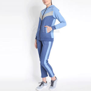 Survêtement pour femmes avec logo de marque personnalisé 65% coton 35% surdimensionné en polyester Survêtement pour femmes de coupe décontractée - Product Image 3