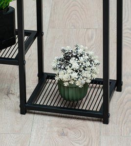 Soporte metálico para plantas, estante para macetas, expositor de plantas, estantería de varios niveles, soporte metálico para flores - Product Image 5