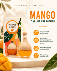 Ambientador para Auto Mango Marca Privada 6ml OEM |   Fragancia para Auto Sin Alcohol |   España UE - Product Image 2