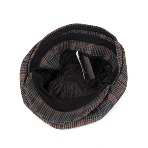 Béret d'hiver personnalisé brodé <span class=keywords><strong>Peaky</strong></span> <span class=keywords><strong>Blinders</strong></span> pour <span class=keywords><strong>femme</strong></span>, chapeau plat en laine vintage français pour homme - Product Image 5