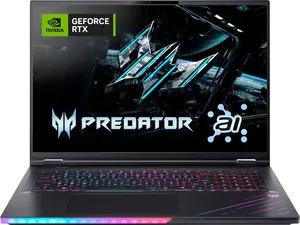 โน้ตบุ๊กเกมมิ่ง PredatorrS Heli0s 18 AI รุ่นใหม่ล่าสุด - หน้าจอ 18 นิ้ว 250Hz ความละเอียด 2560 x 1600 - Intel Core Ultra 9 5080 - RAM 32GB - SSD 1TB - Product Image 4
