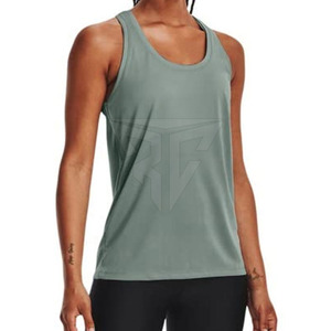 Camisetas sin mangas de nuevo estilo para mujer, camisetas sin mangas hechas de algodón y poliéster para mujer, ropa de gimnasio sin mangas - Product Image 5