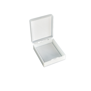 Venta al por mayor Mocroscope Slide Storage Box 10/12/25/50/100Position Plastic Slide Box - Product Image 5