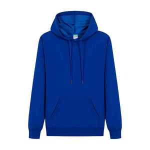 Sudadera con capucha para hombre, de algodón premium, estilo casual urbano, con cremallera, corte holgado, para invierno, ODM, logotipo personalizado, color, antiarrugas, venta al por mayor a granel - Product Image 2