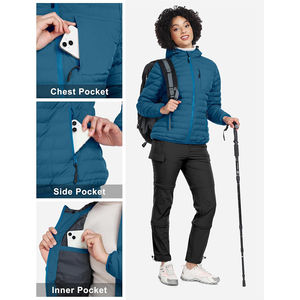 Veste matelassée pour homme, doudoune chaude d'hiver, vêtements d'extérieur à capuche, imperméable, coupe-vent, isolée, épaisse, mode streetwear - Product Image 4