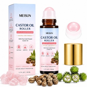 Suero <span class=keywords><strong>de</strong></span> <span class=keywords><strong>Aceite</strong></span> <span class=keywords><strong>de</strong></span> Ricino con Cuarzo Rosa <span class=keywords><strong>de</strong></span> Lujo en Roll-on <span class=keywords><strong>de</strong></span> 50ml, Potenciador Nutritivo para <span class=keywords><strong>Pestañas</strong></span> y Crecimiento <span class=keywords><strong>de</strong></span> Cejas, <span class=keywords><strong>Aceite</strong></span> Roll-on para Marca Privada OEM - Product Image 1