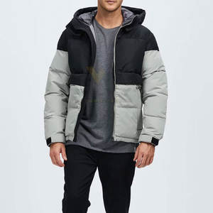 Veste à bulles chaude d'hiver personnalisée Zip Upp Neck Bubble Jacket Down Jacket Plus Size pour la vente en ligne - Product Image 5