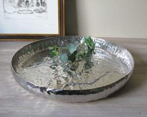 Trusted Manufacturer Aluminum Serving Platter For Farmhouse Style Dining Decor Adding Warm Metal Character To <b>Table</b> Setting - Product Image 6