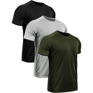 Vêtements OEM pour hommes Impression personnalisée T-shirt en maille de sport à séchage rapide pour hommes T-shirt d'athlétisme en maille vierge pour hommes - Product Image 1
