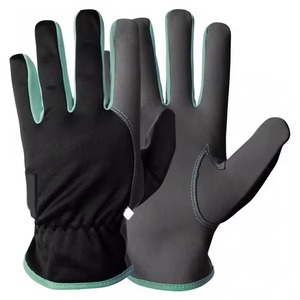 Guantes de montaje de cuero de alta resistencia hechos de guantes de trabajo de cuero de grano de cabra | Seguridad Industrial | Guantes mecánicos de buena calidad - Product Image 4