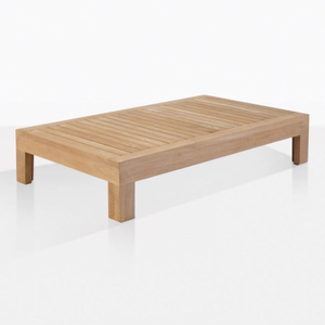 Mesa de centro de madera maciza de teca para sala de estar Diseño moderno de Sadewa Muebles minimalistas para el hogar - Product Image 2