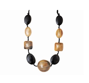 Colliers en corne de buffle faits à la main pour femmes collier en corne de buffle naturel produit indien fait à la main - Product Image 6