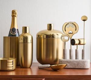 Juego de Herramientas de Barra de Metal Personalizable, Ecológico y Moderno, Herramientas de Mezcla de Cócteles de Acero Inoxidable Elegantes para Cocinas y Bares Contemporáneos - Product Image 6