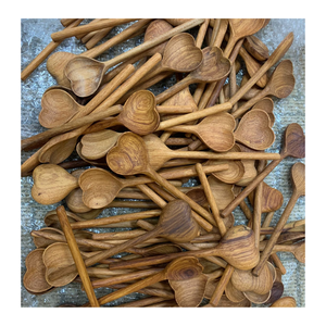 Juego completo de cucharas de madera para uso culinario suministrado desde Vietnam por el fabricante 99 Gold Data Cuchara de madera - Product Image 4