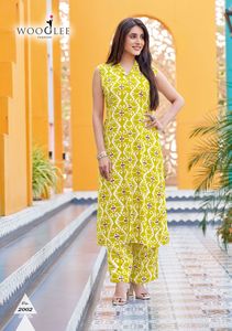 Kurti élégant en rayonne imprimée numériquement pour femme, coupe droite, longueur genou, style Maruti, mode indienne et pakistanaise, tenue de fête pour adultes - Product Image 2