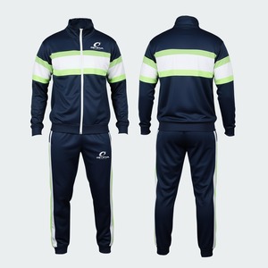 Ensemble survêtement homme en polyester sublimé de haute qualité, pantalon de survêtement et veste à capuche en deux pièces pour l'hiver - Product Image 4