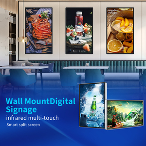 Wall Mounted Interactive Advertising <strong>Display</strong> Window 21 to 98 Inch <strong>LCD</strong> <strong>Monitors</strong> Kiosk <strong>USB</strong> &amp; Serial Interface Digital Signage - Product Image 2