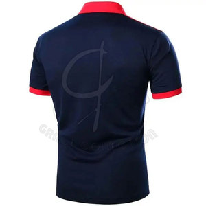 Verano de moda para camisetas Polo 100% Jersey de algodón Patrón sólido con etiqueta privada Ajuste estándar y largo - Product Image 2