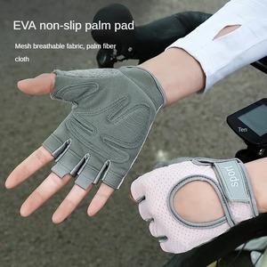 Gants de sport en néoprène demi-doigts avec support de poignet pour le sport et la musculation - Paire de gants de fitness unisexe - Product Image 4