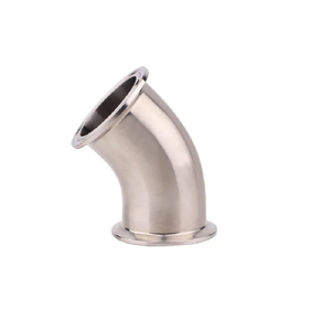 Conector de Acero Inoxidable Sanitario 304 316, Superficie Lisa, Conexión de Codo Igual, Accesorios de Curva, DIN 3A, Tamaño 2 Pulgadas, Sch 40, Clase 150 - Product Image 3