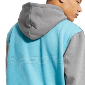 Chándal de invierno para exteriores de moda informal para hombre, diseño único de patrón sólido, ropa de calle de talla grande con capucha, fabricación directa de fábrica - Product Image 3
