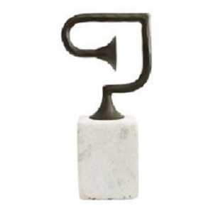 Sculpture <b>Stone</b> Aluminum Style Handmade Brass Aluminum Sculptures Abstract Decoration bar Figurines Sculpture - Product Image 1