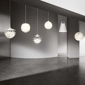 For PH Modern Simple Glass Pendant <b>Light</b> Warm White Adjustable Beam Angle <b>Switch</b> Control AC Power Source for Home or Hotel - Product Image 2
