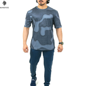 Camiseta personalizada para hombre de alta calidad 100% algodón Hip Hop Streetwear Ringer DTG y tela de punto con serigrafía - Product Image 2