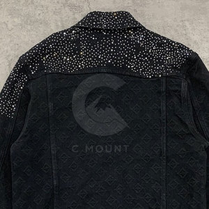Veste en strass surdimensionnée sur mesure pour hommes dernière conception pas chère veste en strass pour hommes - Product Image 4