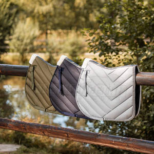 แผ่นรองอานม้าม้าผ้าฝ้ายโพลีคอตตอนโพลีคอตตอนแบบกำหนดโลโก้ได้ตามที่ต้องการแผ่นรองอานม้าระบายอากาศได้ดี - Product Image 6