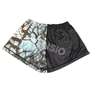 Short Rugby Footy Homme Nouveau Designer Personnalisé Sublimation Short Unisexe Avec Poches Short Rugby 100% Polyester - Product Image 1