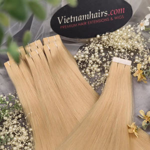 Meilleure qualité 100% cheveux humains vierges ruban cheveux extensions de qualité supérieure cuticule complète Vietnam prêt à l'exportation - Product Image 1
