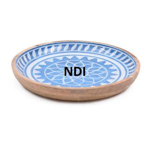 Saladier de service en bois d'acacia Saladier de finition émaillé décoratif sur mesure - Product Image 6