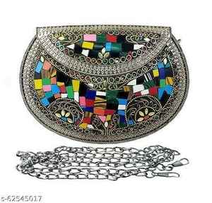 Bolso de mano hecho a mano con Incrustaciones de nácar para mujer, venta a granel de La India, elegante bolso de noche para fiesta - Product Image 1