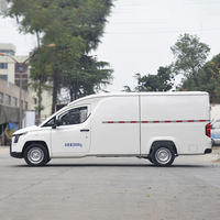 Bonne qualité Wuling LINXYS Mini fourgonnette cargo 230km Pure Electric 5 portes 2 places Chine Van électrique La conduite à droite Van électrique