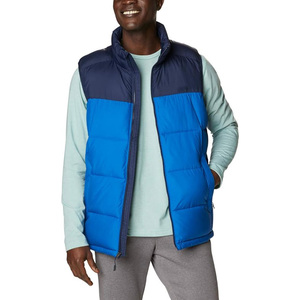 Mode personnalisée hiver col montant hommes coupe-vent léger imperméable duvet de canard gilet bouffant veste - Product Image 1
