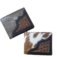 Dompet kulit pria, kulit kompak desain baru eksportir India untuk pria, penutup ritsleting panjang pendek, lapisan PVC gaya Vintage, Multi saku