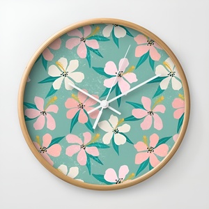 นาฬิกาไม้ติดผนังที่ได้รับแรงบันดาลใจแบบทันสมัยพร้อมการแกะสลักแบบกำหนดเองและตัวเลขอารบิกนาฬิกาติดผนังตกแต่งบ้านแบบคลาสสิก - Product Image 5