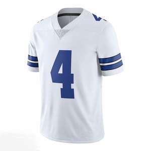 2025 professionnel conception personnalisée 100% Polyester maillot américain pas cher jeunesse personnalisé maillot de Football américain Service OEM - Product Image 1