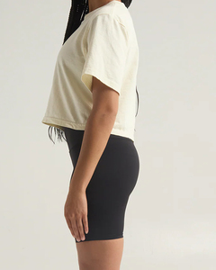 กางเกงขาสั้นขี่จักรยานเอวสูงป้องกันการหมุนสุดหรูสำหรับผู้หญิงรองรับกล้ามเนื้อ - Product Image 3