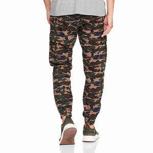 Pantalon cargo professionnel en coton et polyester pour hommes avec logo et étiquette personnalisés - Product Image 3