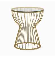 Table sur pied haut de gamme très demandée, design traditionnel antique, plateau en verre, écologique, réglable, avec rangement, mobilier de maison