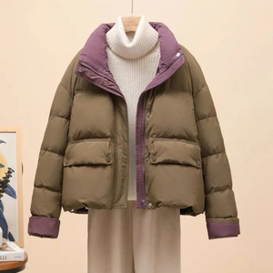 Vestes matelassées décontractées pour hommes, chaudes pour l'hiver, logo sur le devant en toile, service OEM, doublure en fibre de bambou - Product Image 2