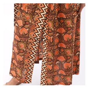 Kimono authentique, tissu imprimé 100% coton, textile artisanal respirant et écologique pour la mode et la décoration intérieure - Product Image 5