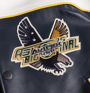 Chaqueta Universitaria Avirex para Hombre, Chaqueta Bomber de Béisbol, Chaqueta Letterman para Hombre, Chaquetas Bomber de Primera Calidad para Motociclistas - Product Image 6