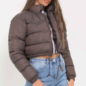 Chaquetas cortas de burbujas para mujer, nuevas chaquetas cortas de longitud, ajustadas, a la moda, precio de fábrica OEM - Product Image 4